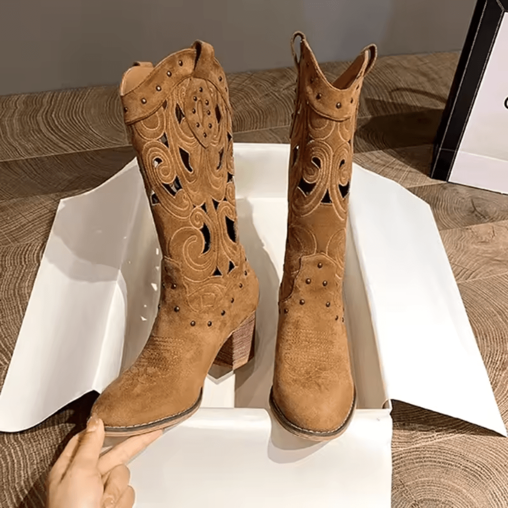 bota-feminina-texana-de-couro-vintage-4151901 - Kabani