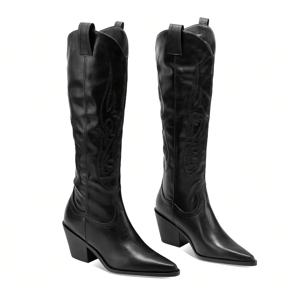 bota-feminina-texana-preta-cano-longo-4172329 - Kabani