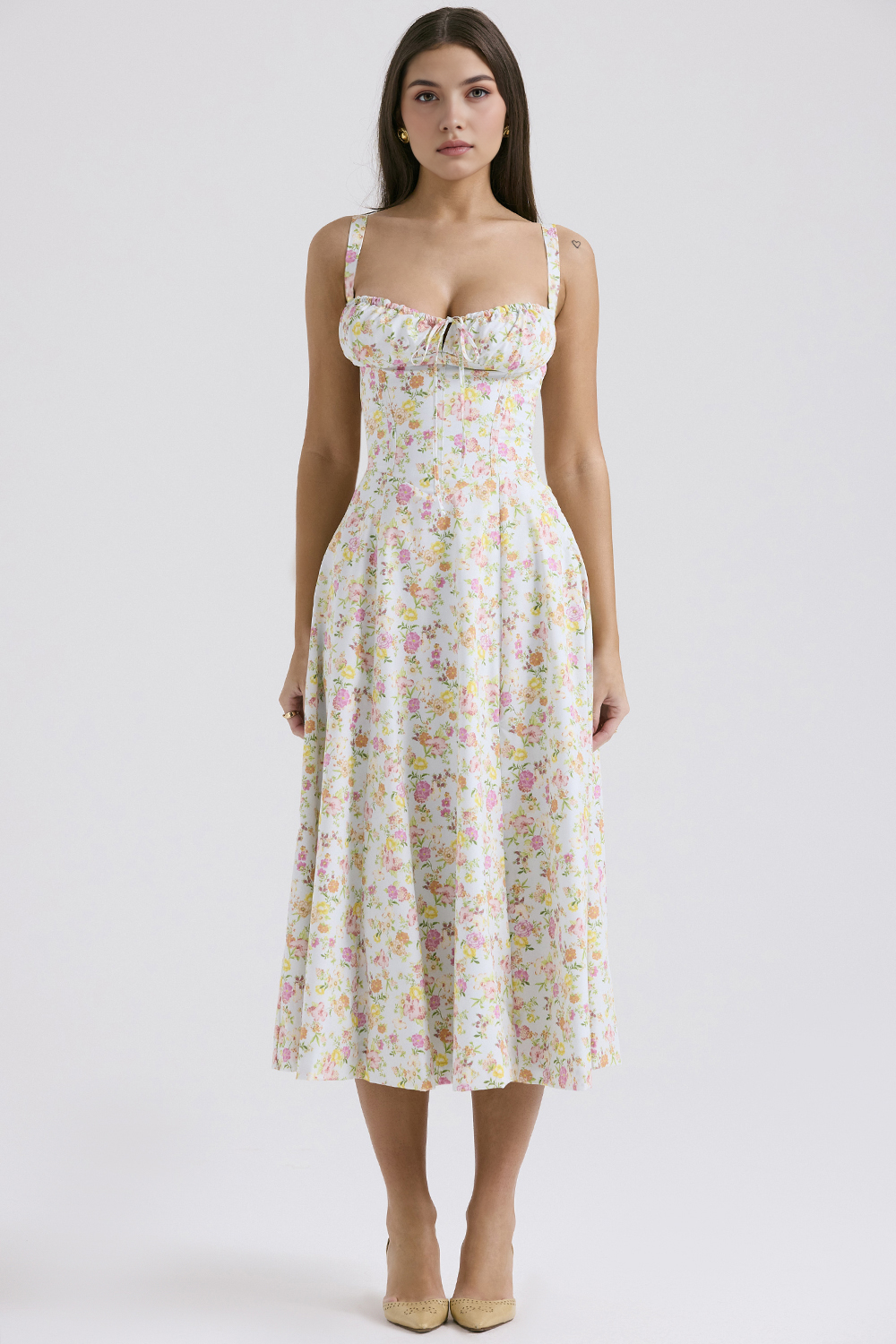 Vestido Midi Bustier Mavie - Kabani