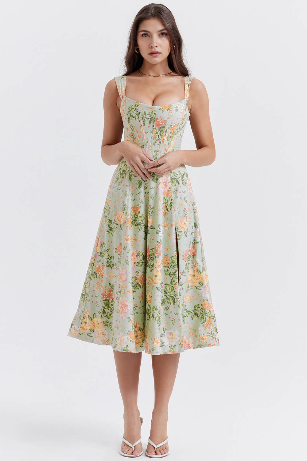 Vestido Midi Bustier Olivia - Kabani