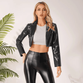 jaqueta-feminina-de-couro-brilhante-2050101 - Kabani