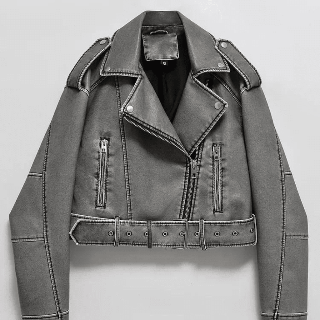 jaqueta-feminina-de-couro-curta-streetwear-1000102 - Kabani