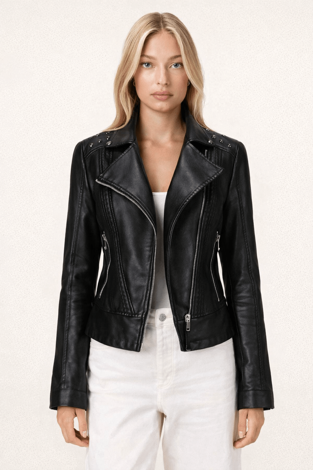 Jaqueta Feminina de Couro Danika - Kabani