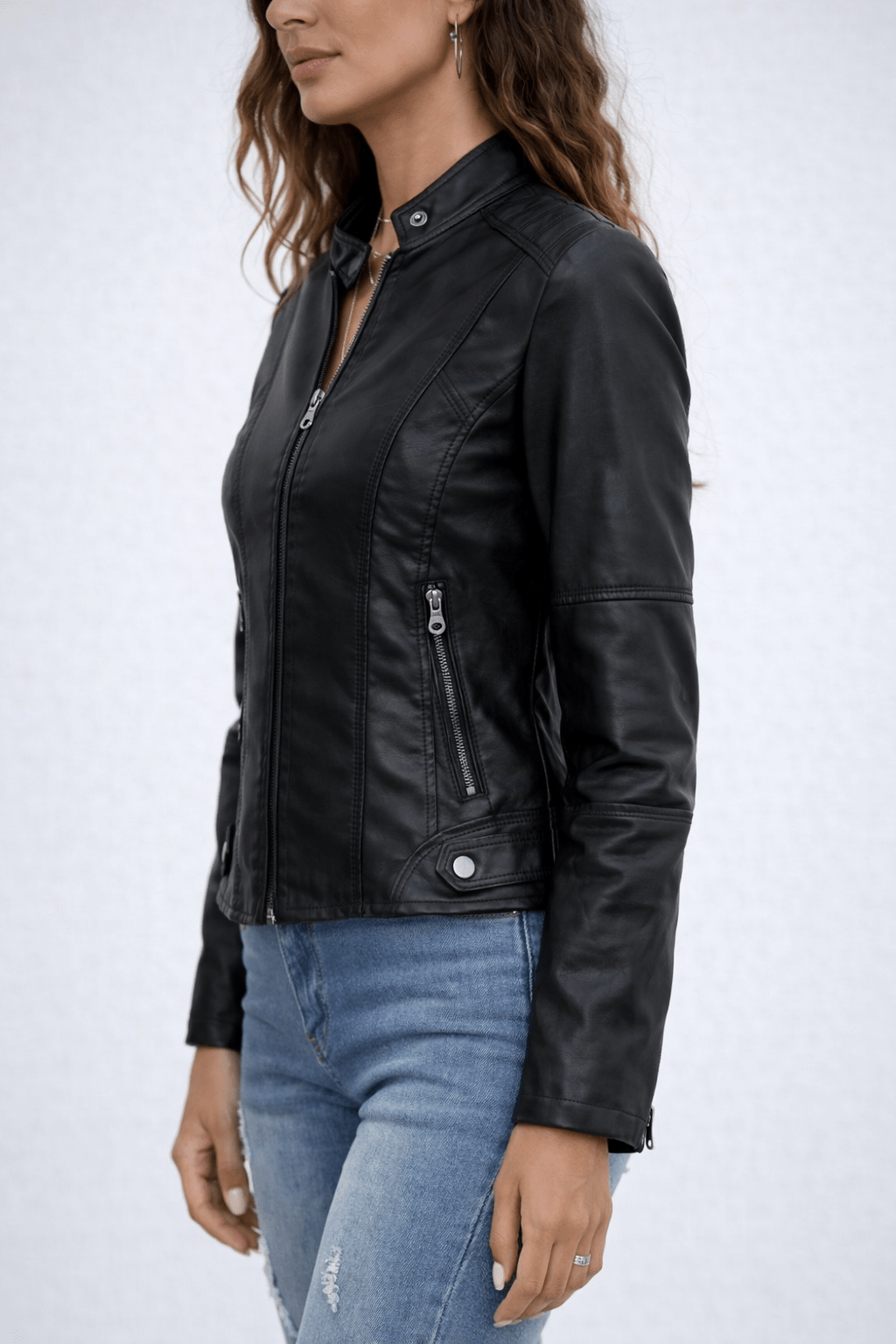 Jaqueta Feminina de Couro Luxy - Kabani