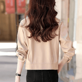 jaqueta-feminina-de-couro-outwear-slim-2192657 - Kabani