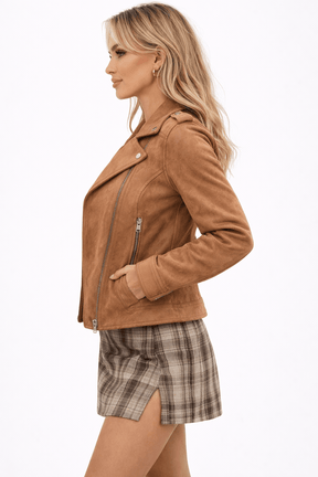 jaqueta-feminina-de-couro-vintage-curta-2456112 - Kabani