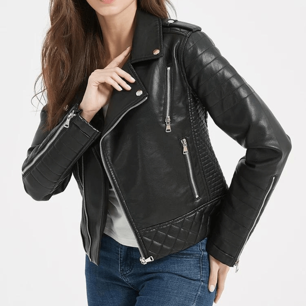 jaqueta-feminina-de-couro-ziper-outwear-1766305 - Kabani