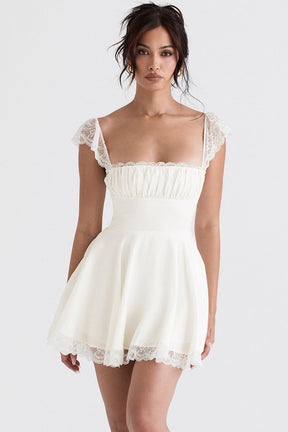 Vestido Curto Bustier Renda Jasmin - Kabani