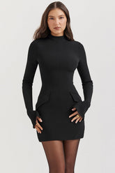 Vestido Curto Manga Longa Kayla - Kabani