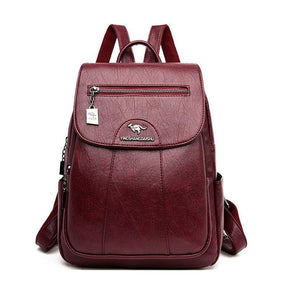 Mochila Feminina em Couro Genuino - Aussie Vintage