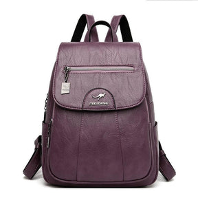 Mochila Feminina em Couro Genuino - Aussie Vintage