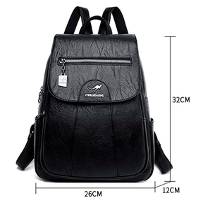 Mochila Feminina em Couro Genuino - Aussie Vintage