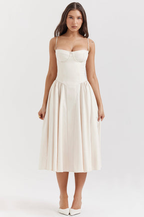 Vestido Midi Bustier Anne